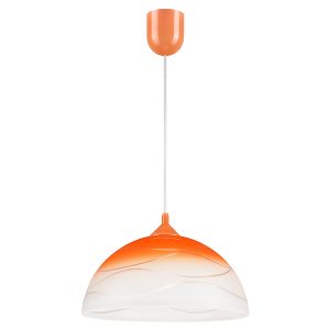 Lampa wisząca Sfera szklana pomarańczowa 119191 Lampa wisząca Sfera szklana pomarańczowa 119191