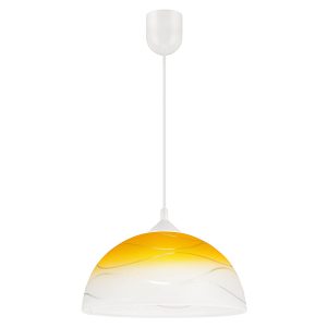 Lampa wisząca Sfera szklana żółta 121354 Lampa wisząca Sfera szklana żółta 121354