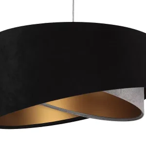 Lampa wisząca SHAPELESS czarna/szara/złota 391638 Lampa wisząca SHAPELESS czarna/szara/złota 391638