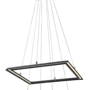 Lampa wisząca SIDONA czarno-biała LED 48W biały ciepły 2450lm IP20 Rabalux 988602 Lampa wisząca SIDONA czarno-biała LED 48W biały ciepły 2450lm IP20 Rabalux 988602