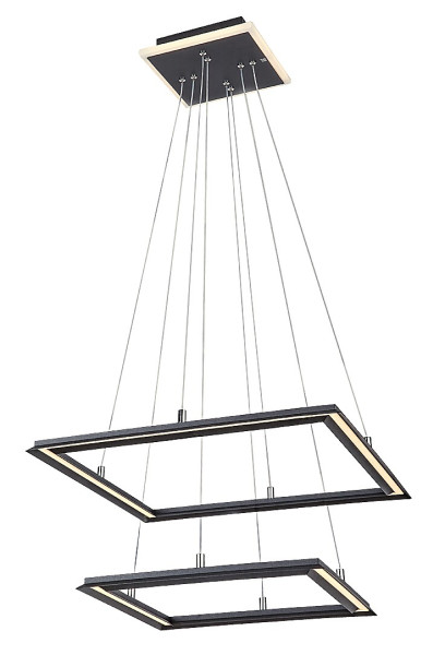 Lampa wisząca SIDONA czarno-biała LED 48W biały ciepły 2450lm IP20 Rabalux 988602