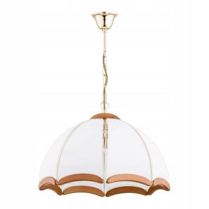 Lampa wisząca SIKORKA biało-złota 3xE27x15W wym:77x46x46cm IP20 Alfa 1025750 Lampa wisząca SIKORKA biało-złota 3xE27x15W wym:77x46x46cm IP20 Alfa 1025750