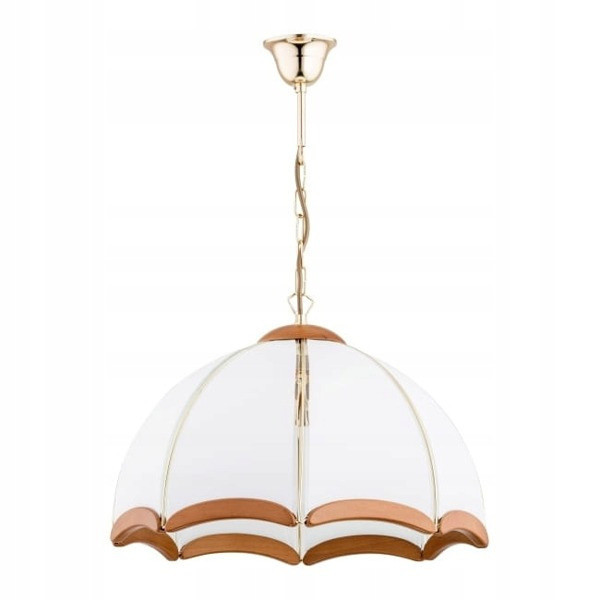 Lampa wisząca SIKORKA biało-złota 3xE27x15W wym:77x46x46cm IP20 Alfa 1025750