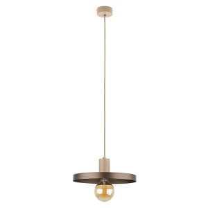 Lampa wisząca Sila 30 cm metalowa brązowa 664329 Lampa wisząca Sila 30 cm metalowa brązowa 664329