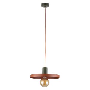 Lampa wisząca Sila 30 cm metalowa rdzawa 664325 Lampa wisząca Sila 30 cm metalowa rdzawa 664325
