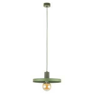 Lampa wisząca Sila 30 cm metalowa zielona 664327 Lampa wisząca Sila 30 cm metalowa zielona 664327