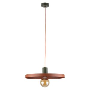 Lampa wisząca Sila 40 cm metalowa rdzawa 664326 Lampa wisząca Sila 40 cm metalowa rdzawa 664326