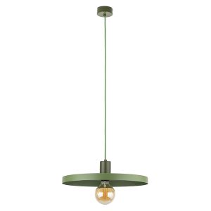 Lampa wisząca Sila 40 cm metalowa zielona 664328 Lampa wisząca Sila 40 cm metalowa zielona 664328