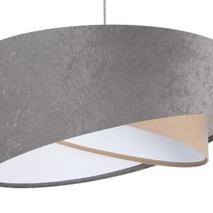 Lampa wisząca SILVERY szara/beżowa/biała 391589 Lampa wisząca SILVERY szara/beżowa/biała 391589
