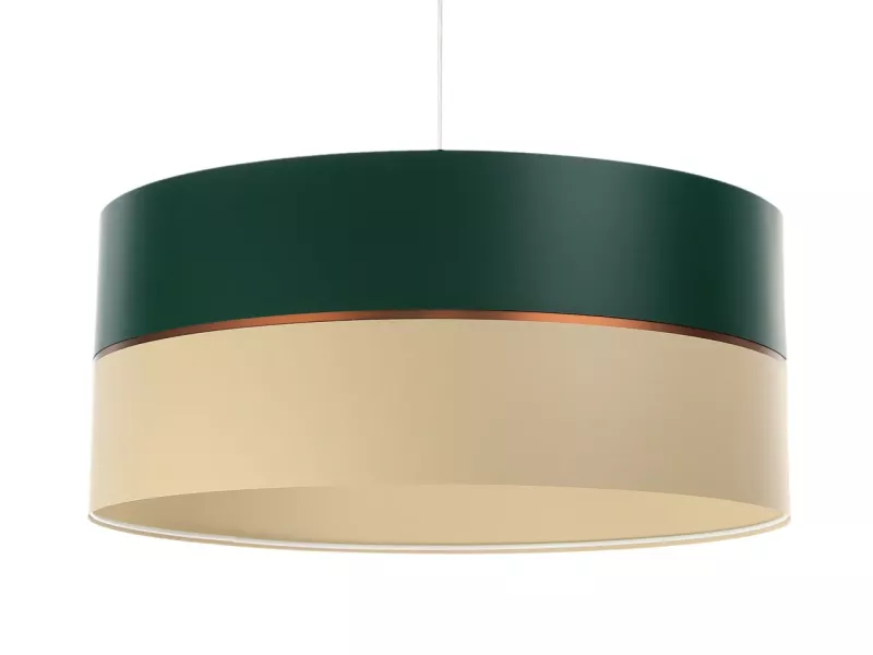 Lampa wisząca SIMPLY GLAMOUR 50 zielona/kremowa 391123