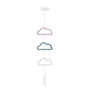 Lampa wisząca Single chmurki biała 1xE27x20W IP20 Candellux 1026921 Lampa wisząca Single chmurki biała 1xE27x20W IP20 Candellux 1026921