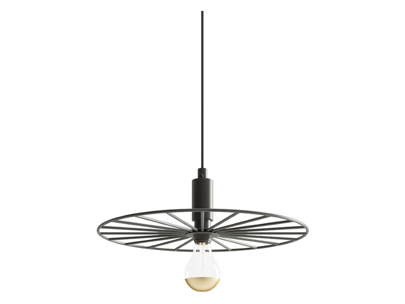 Lampa wisząca Sirkel stalowa czarna 73571