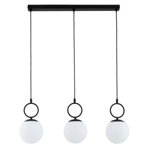 Lampa wisząca SITRO kule czarna 3xE14x10W wym:95x15x72cm IP20 Alfa 1019187