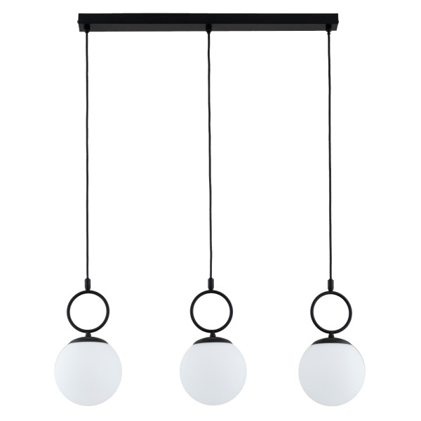 Lampa wisząca SITRO kule czarna 3xE14x10W wym:95x15x72cm IP20 Alfa 1019187