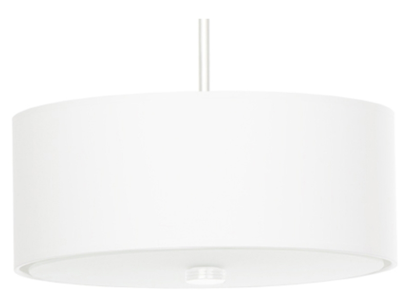 Lampa wisząca Skala 3-punktowa 30 cm tkaninowa biała 70892