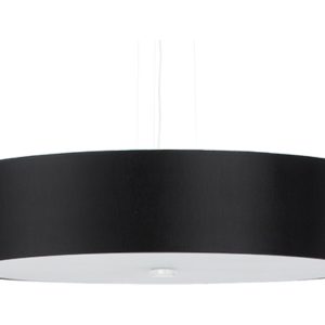 Lampa wisząca Skala 5-punktowa 50 cm tkaninowa czarna 70895
