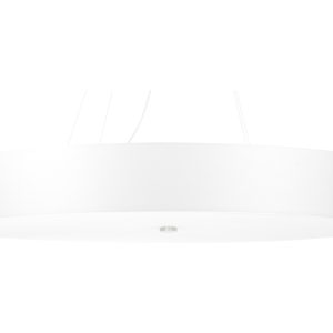 Lampa wisząca Skala 6-punktowa 90 cm tkaninowa biała 71542