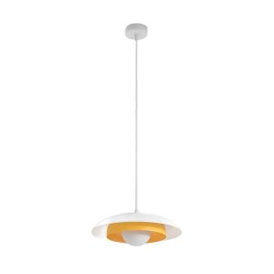 Lampa wisząca SKIN biało-pomarańczowa 1xG9x15W wym:120x30x30cm IP20 Emibig 1025276