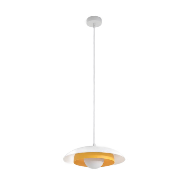 Lampa wisząca SKIN biało-pomarańczowa 1xG9x15W wym:120x30x30cm IP20 Emibig 1025276