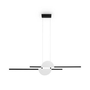 Lampa wisząca SKYLINE czarno-biała LED 26W 4000K 900lm Maytoni 1030086 Lampa wisząca SKYLINE czarno-biała LED 26W 4000K 900lm Maytoni 1030086