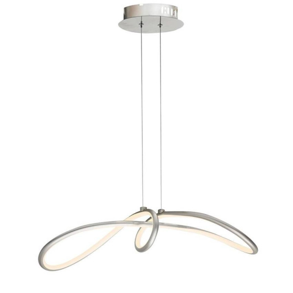 Lampa wisząca SLASH srebrno-mleczny LED 1x38W 4000K 2000lm Candellux 856593