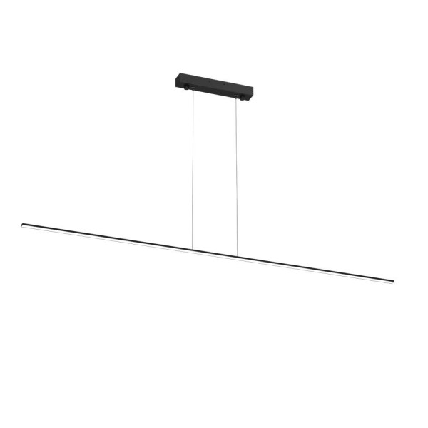 Lampa wisząca SLIM czarna LED 1x12W Ciepła biel 1465lm Brosline 846602