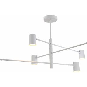 Lampa wisząca Snow 6-punktowa metalowa biała 48116 Lampa wisząca Snow 6-punktowa metalowa biała 48116