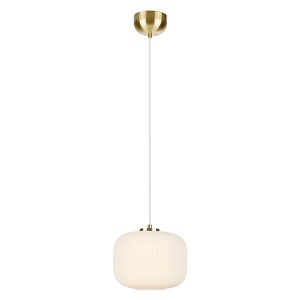 Lampa wisząca Sober szklana biało-złota 32019 Lampa wisząca Sober szklana biało-złota 32019