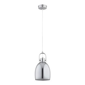 Lampa wisząca SODA chromowana 1xE27x15W wym:95x18x18cm IP20 Alfa 986318