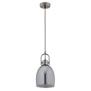 Lampa wisząca SODA grafitowo-czarna 1xE27x15W wym:95x18x18cm IP20 Alfa 986312