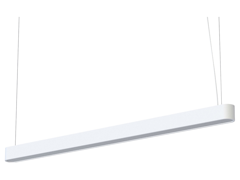 Lampa wisząca Soft LED 125 cm aluminiowa biała 44181
