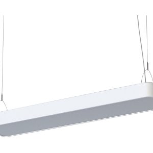 Lampa wisząca Soft LED 93,5 cm aluminiowa biała 44071 Lampa wisząca Soft LED 93,5 cm aluminiowa biała 44071