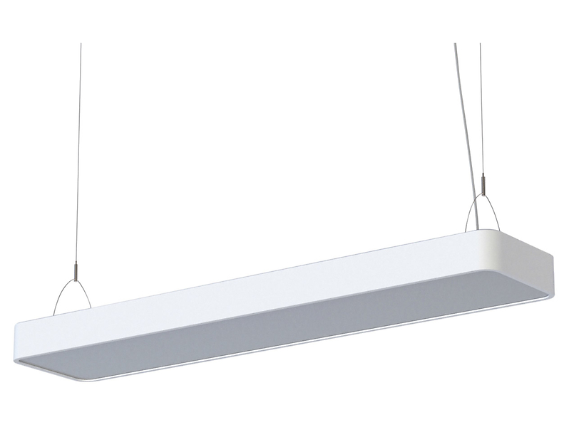 Lampa wisząca Soft LED 93,5 cm aluminiowa biała 44071