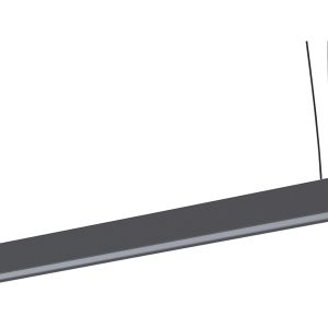 Lampa wisząca Soft LED 95 cm aluminiowa szara 44179 Lampa wisząca Soft LED 95 cm aluminiowa szara 44179