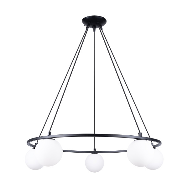 Lampa wisząca SOLEDA czarna 5xG9x8W wym:98x80x80cm IP20 Pure Lume 1019103