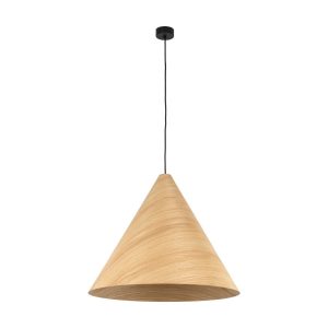 Lampa wisząca SOLIS WOOD jasny dąb drewno E27 61 cm 1068213 Lampa wisząca SOLIS WOOD jasny dąb drewno E27 61 cm 1068213