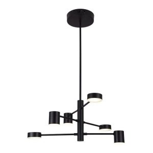 Lampa wisząca Solomon czarna LED 1x30W Neutralna biel 3200lm Rabalux 953244 Lampa wisząca Solomon czarna LED 1x30W Neutralna biel 3200lm Rabalux 953244
