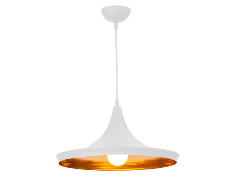 Lampa wisząca Sona aluminiowa biało-złota 37042