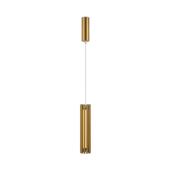 Lampa wisząca SONATA mosiężno-złota LED 1x12W Ciepła biel 330lm Maytoni 852757