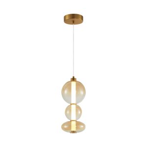 Lampa wisząca Sonte antyczny brąz LED 24W 3000K 2686lm Italux 1019001 Lampa wisząca Sonte antyczny brąz LED 24W 3000K 2686lm Italux 1019001
