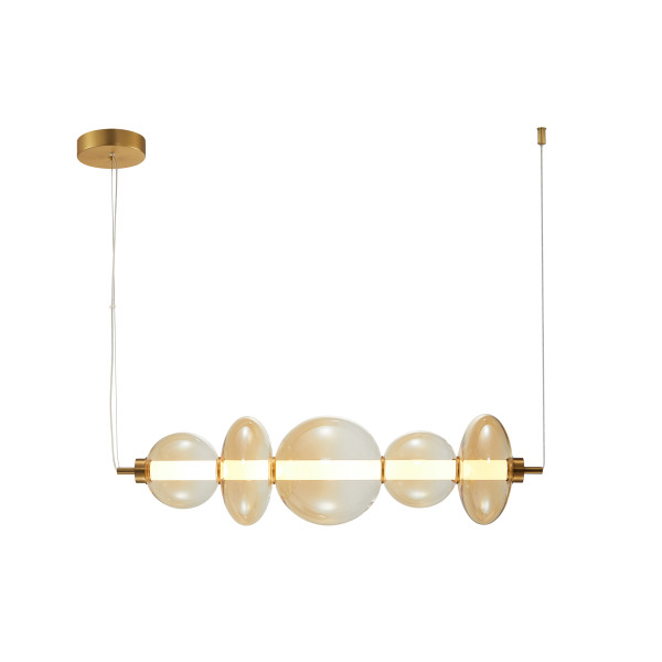 Lampa wisząca Sonte antyczny brąz LED 40W 3000K 5094lm Italux 1019418