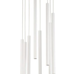 Lampa wisząca Sopel biała 8xG9x3W wym:100x30x30cm IP20 Sigma Lighting 989390 Lampa wisząca Sopel biała 8xG9x3W wym:100x30x30cm IP20 Sigma Lighting 989390
