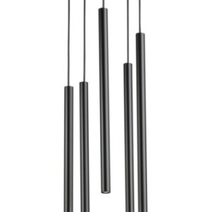 Lampa wisząca Sopel czarna 5xG9x3W wym:100x25x25cm IP20 Sigma Lighting 989378 Lampa wisząca Sopel czarna 5xG9x3W wym:100x25x25cm IP20 Sigma Lighting 989378
