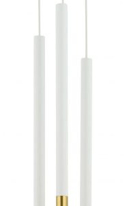 Lampa wisząca Sopel Due biało-złota 3xG9x3W IP20 Sigma Lighting 1027005 Lampa wisząca Sopel Due biało-złota 3xG9x3W IP20 Sigma Lighting 1027005