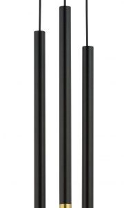 Lampa wisząca Sopel Due czarno-złota 3xG9x3W IP20 Sigma Lighting 1025770 Lampa wisząca Sopel Due czarno-złota 3xG9x3W IP20 Sigma Lighting 1025770