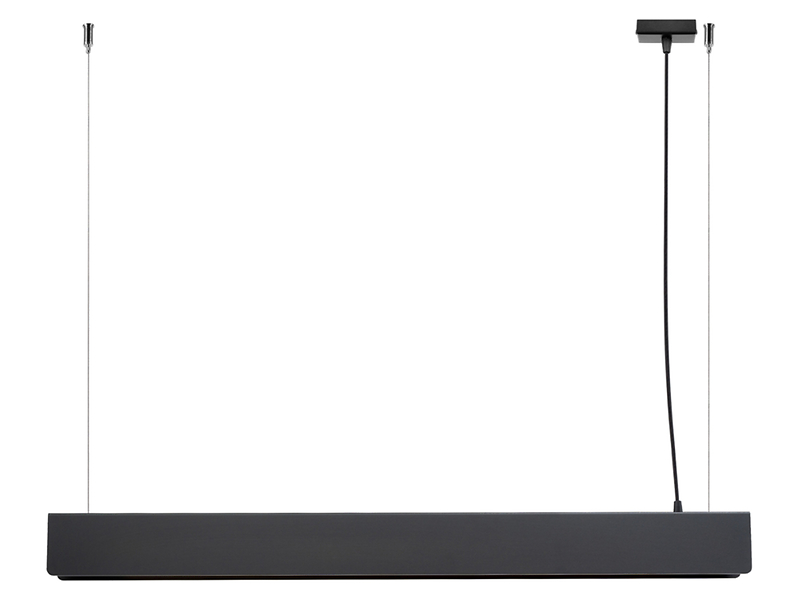 Lampa wisząca Spark LED stalowa czarna 548485