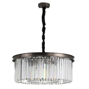 LAMPA WISZĄCA SPARKLE ROUND Antracyt 60CM Glamour 184857 LAMPA WISZĄCA SPARKLE ROUND Antracyt 60CM Glamour 184857