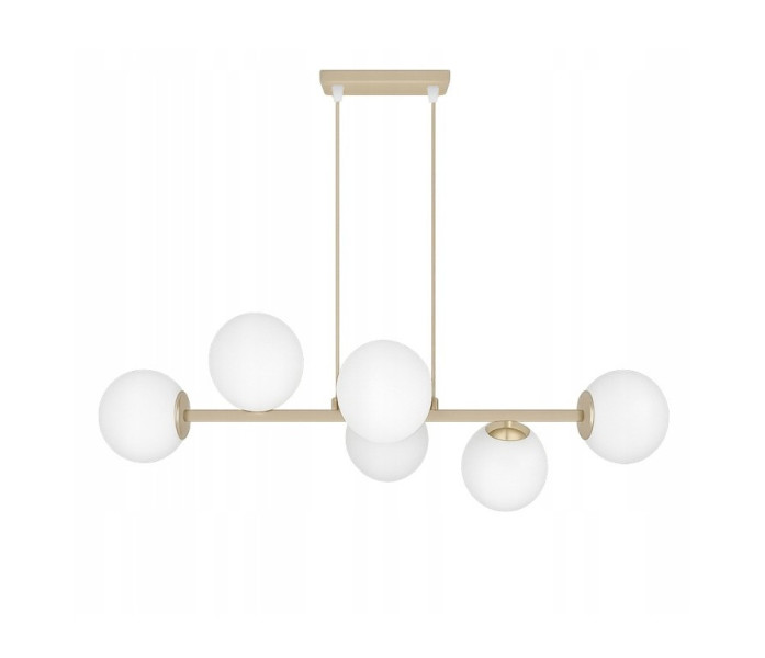 Lampa wisząca Sphere 6xE27 beżowa 1000484