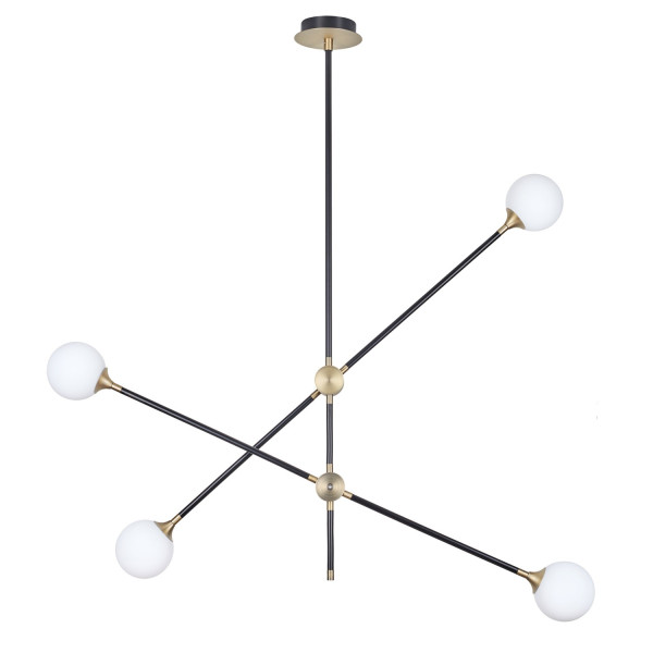 Lampa wisząca SPILLO czarno złota 92 cm 300534