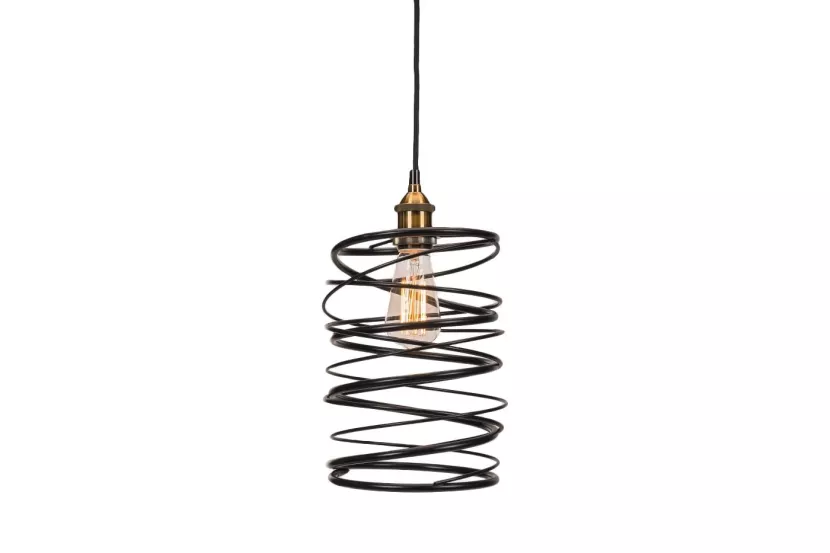 Lampa Wisząca Spiralna BRULI Sprężyna Sufitowa Loft 988641